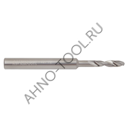 Сверло 3.5мм монолитное твердосплавное 3D без подвода СОЖ. для цвет.металлов SP-N800030350 VHM AHNO