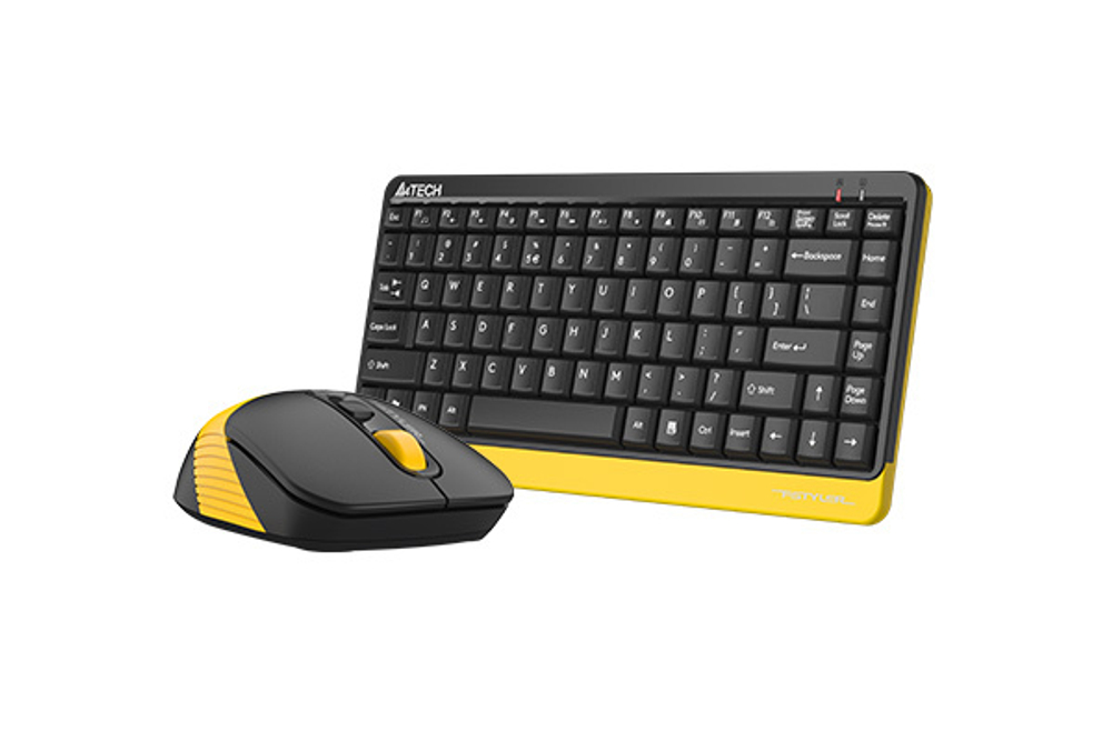 Клавиатура и мышь Wireless A4Tech FG1110 BUMBLEBEE