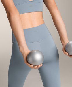 OYSHO Легинсы длиной до щиколотки Comfortlux с высокой посадкой, серо-голубой