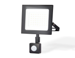 Прожектор светодиодный с датчиком движения ST8115 BK черный IP65 LED 6500K 50W 160*134*28