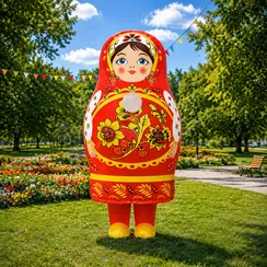 Надувной костюм "Матрешка"