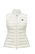 Жилет Moncler белый – женский пуховый жилет,оригинал