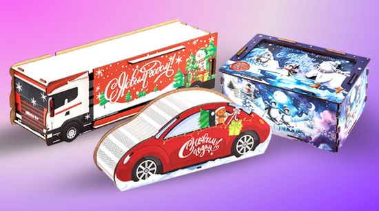 Новогодние подарки в дереве