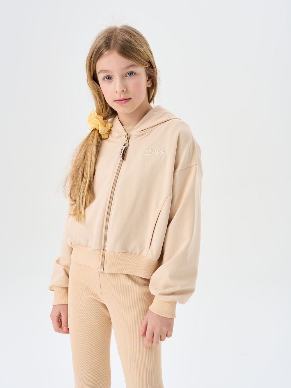 Толстовка облегченная "Крем-брюле" укороченная 7+