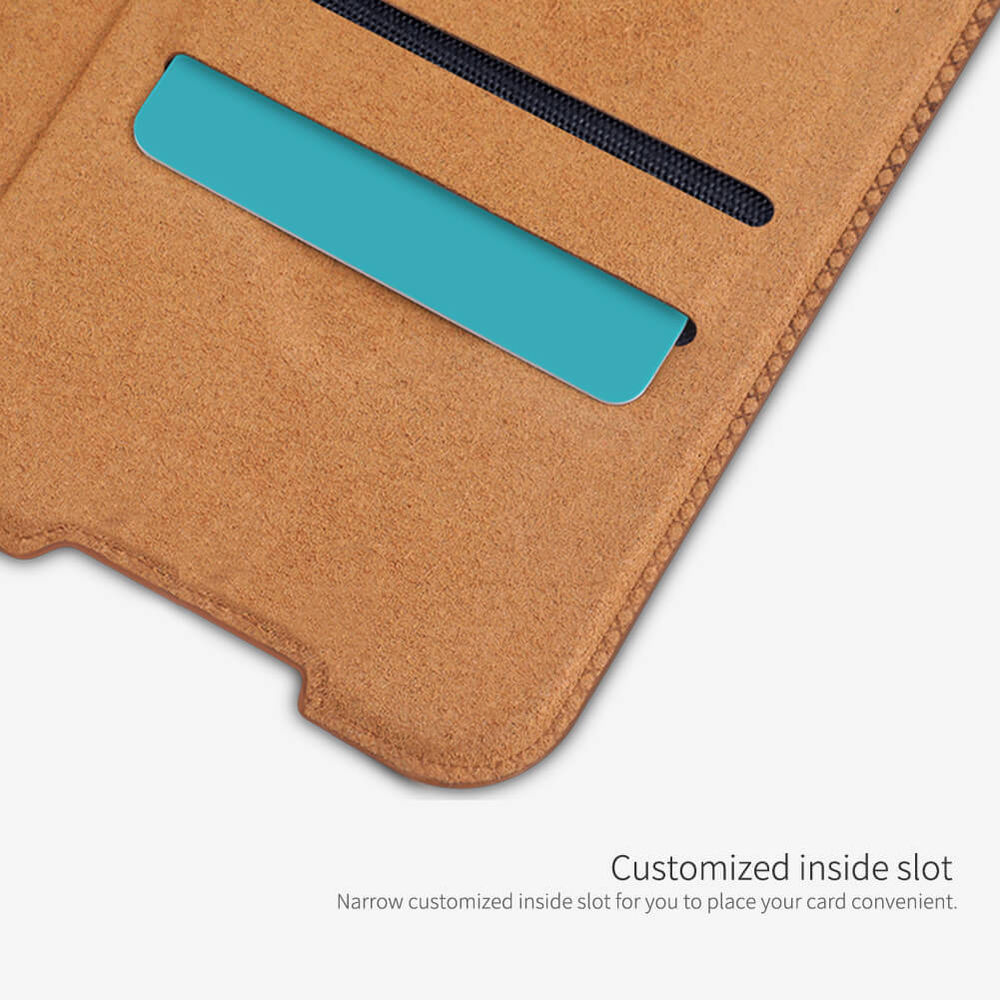 Кожаный чехол-книжка Nillkin Leather Qin для Xiaomi Redmi Note 11 / 11S