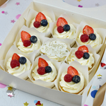 Капкейки ванильные 6 шт