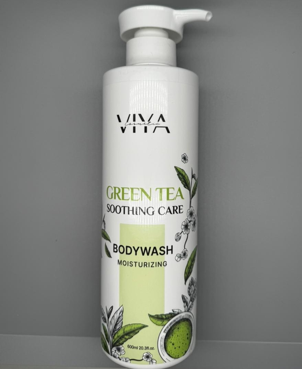 Парфюмированный гель для душа с ароматом зеленого чая VIYA 600 мл