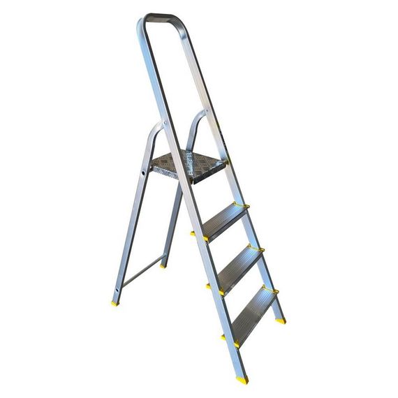 Стремянка алюминиевая Алюмет односекционная 4 ступени (APA7004)