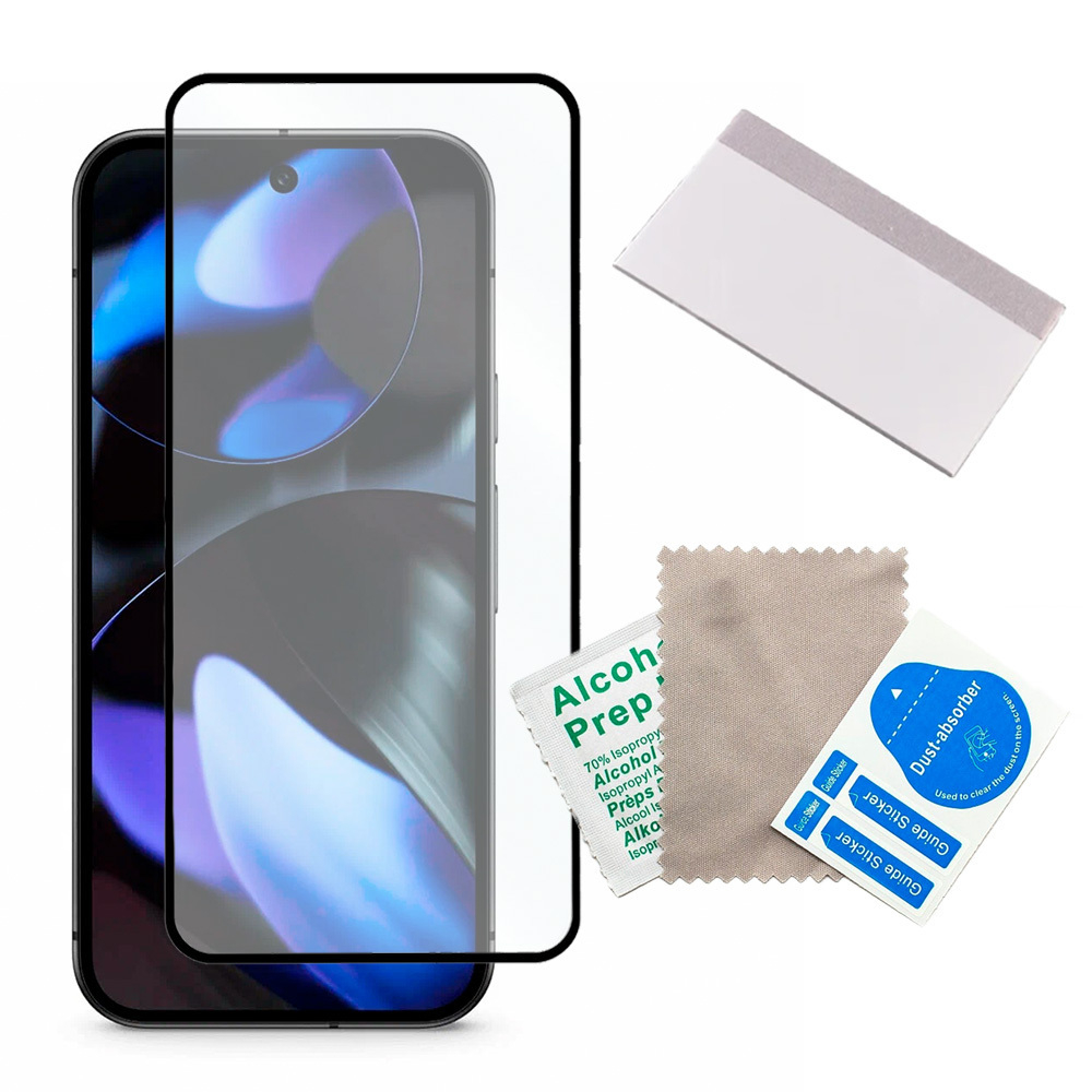 Защитное стекло для Google Pixel 9/9 Pro, полная проклейка, MosSeller