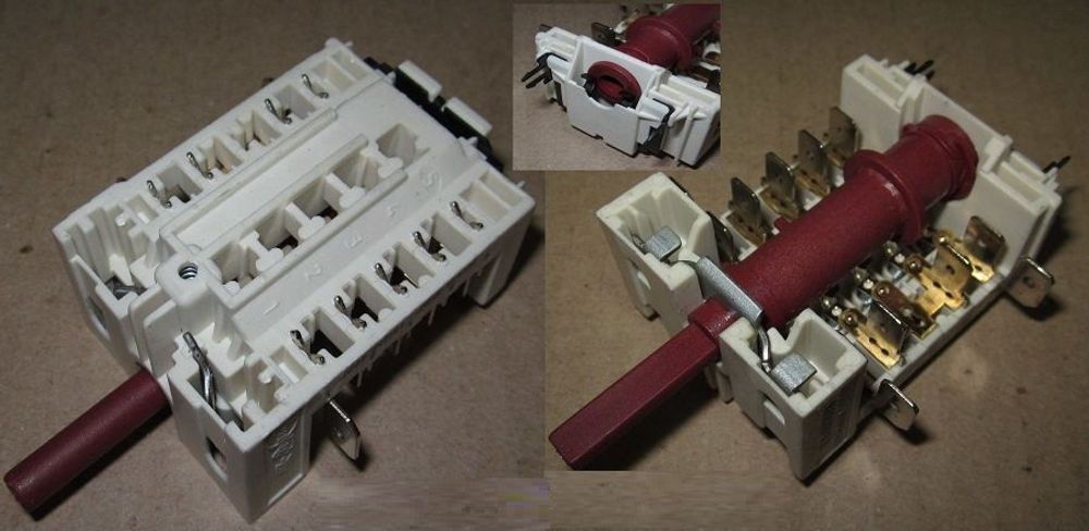 EGO 46.23866.500 переключатель духовки Hansa (Ханса) 8050044, 8001690, 163100004, COK312GO, COK307UN