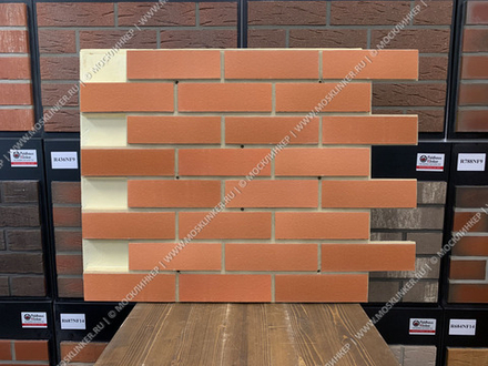 Клинкерная фасадная термопанель Регент ППУ Feldhaus Klinker R400NF9