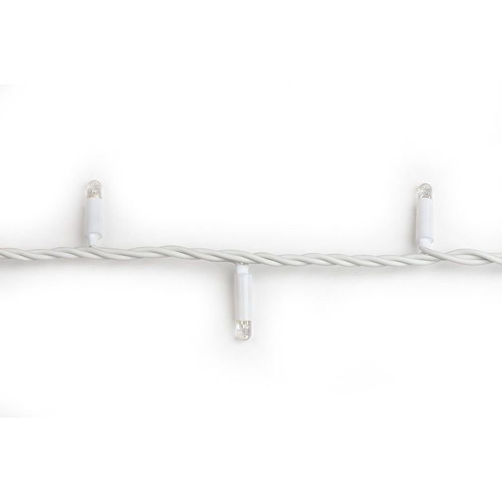 ULD-S1000-120-SWK MULTI IP67 Гирлянда светодиодная со статическим свечением. 10м. Соединяемая.120 светодиодов. Разноцветный свет. Провод белый. ТМ Uniel