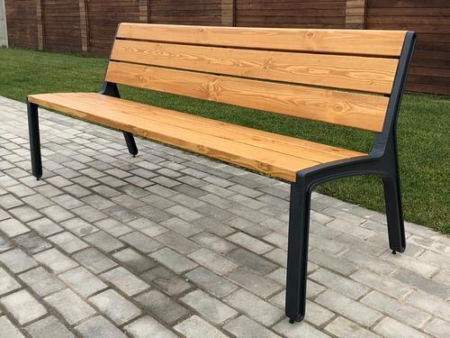 Скамья Скарлет (со спинкой)