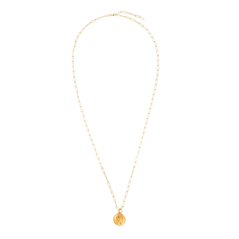 Колье Луна – Средний Бриллиант, Винтажная цепь