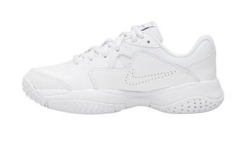 Детские Кроссовки теннисные  Nike Jr Court Lite 2 - white/metallic silver