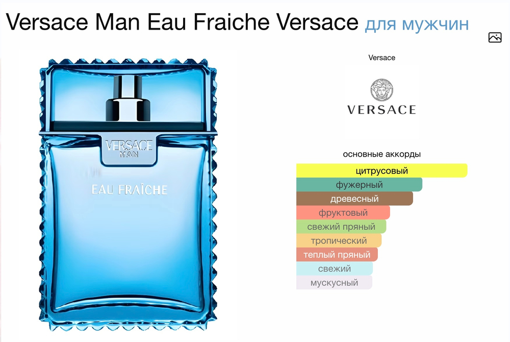 Versace - Man Eau Fraiche (мужские)