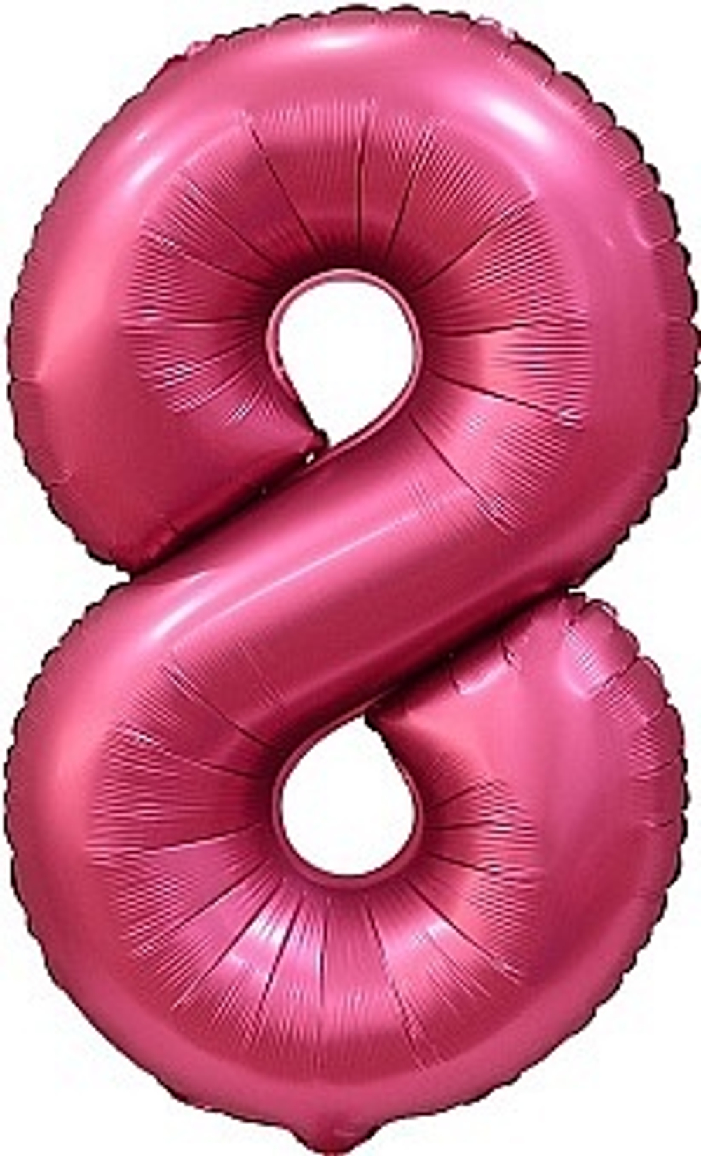 К Цифра 8 Бордовый Сатин 34''/86 см.