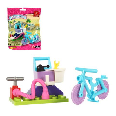 Конструктор блочный Аусини Город Мир чудес 24 дет. пакет 24103