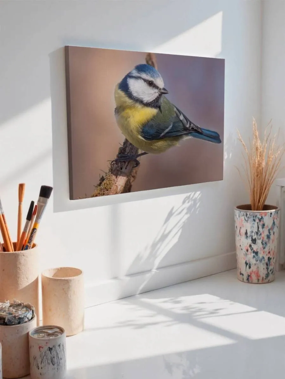 Картина на стену 40 X 50 Синичка