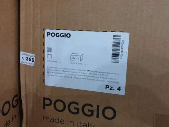 Табурет Poggio белый