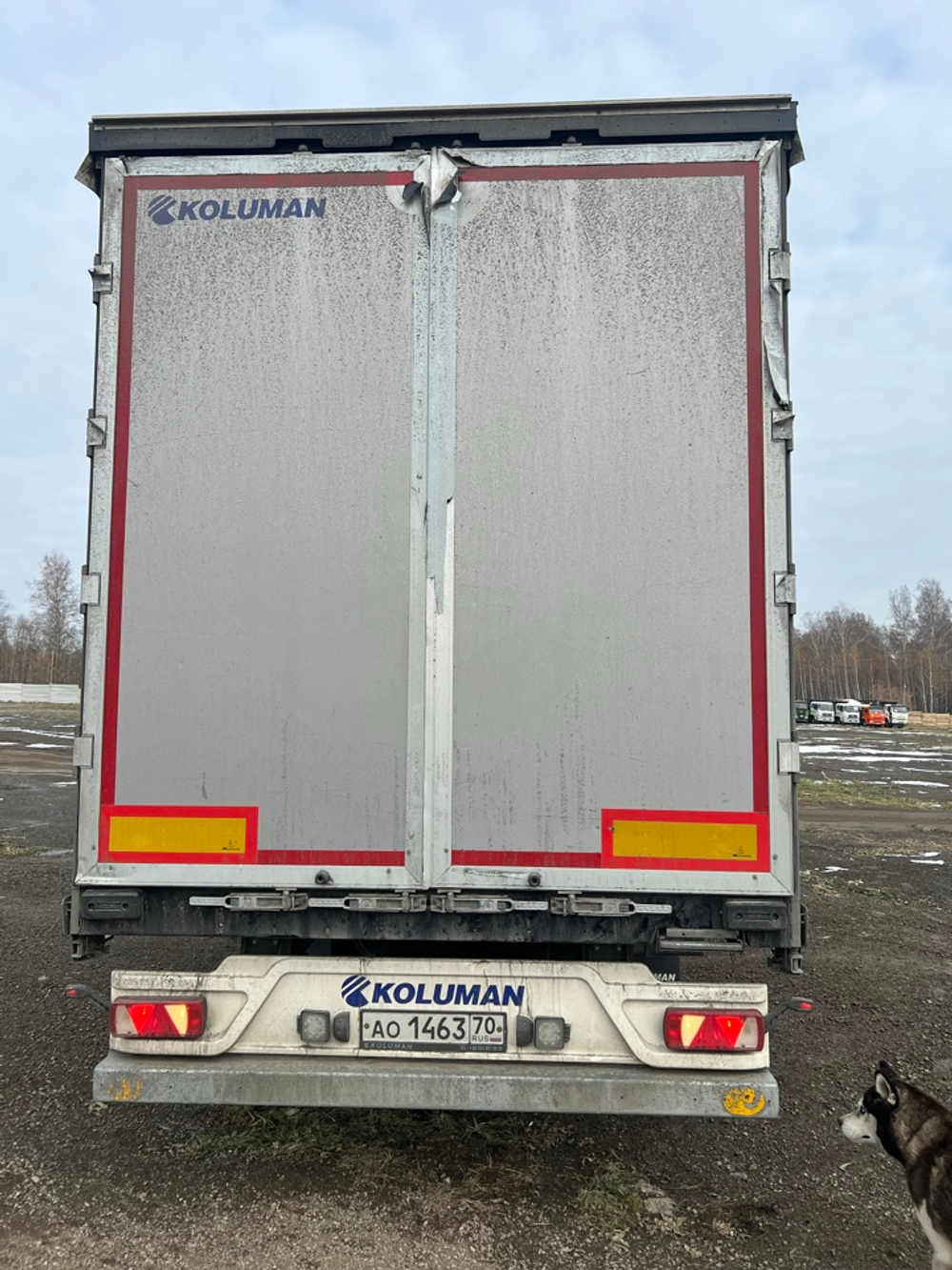 KOLUMAN S Полуприцеп шторный S-3 (длина 13,6 м.)