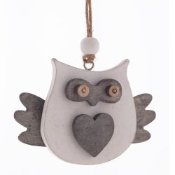 GAEM Украшение новогоднее "Сова", L11 W2 H9 см, 2в.