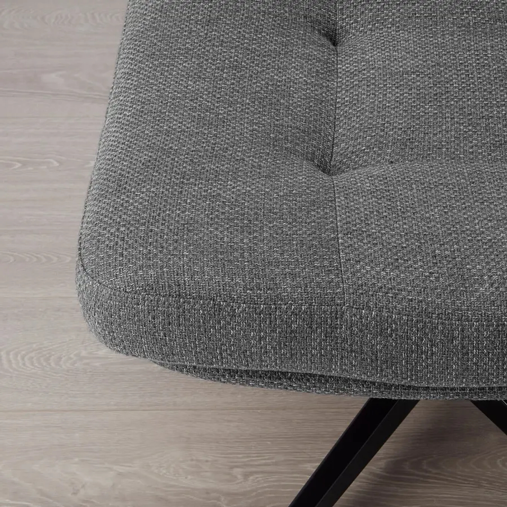 Табурет для ног - IKEA HAVBERG/ХАВБЕРГ ИКЕА, 44х64х64 см, тёмно-серый