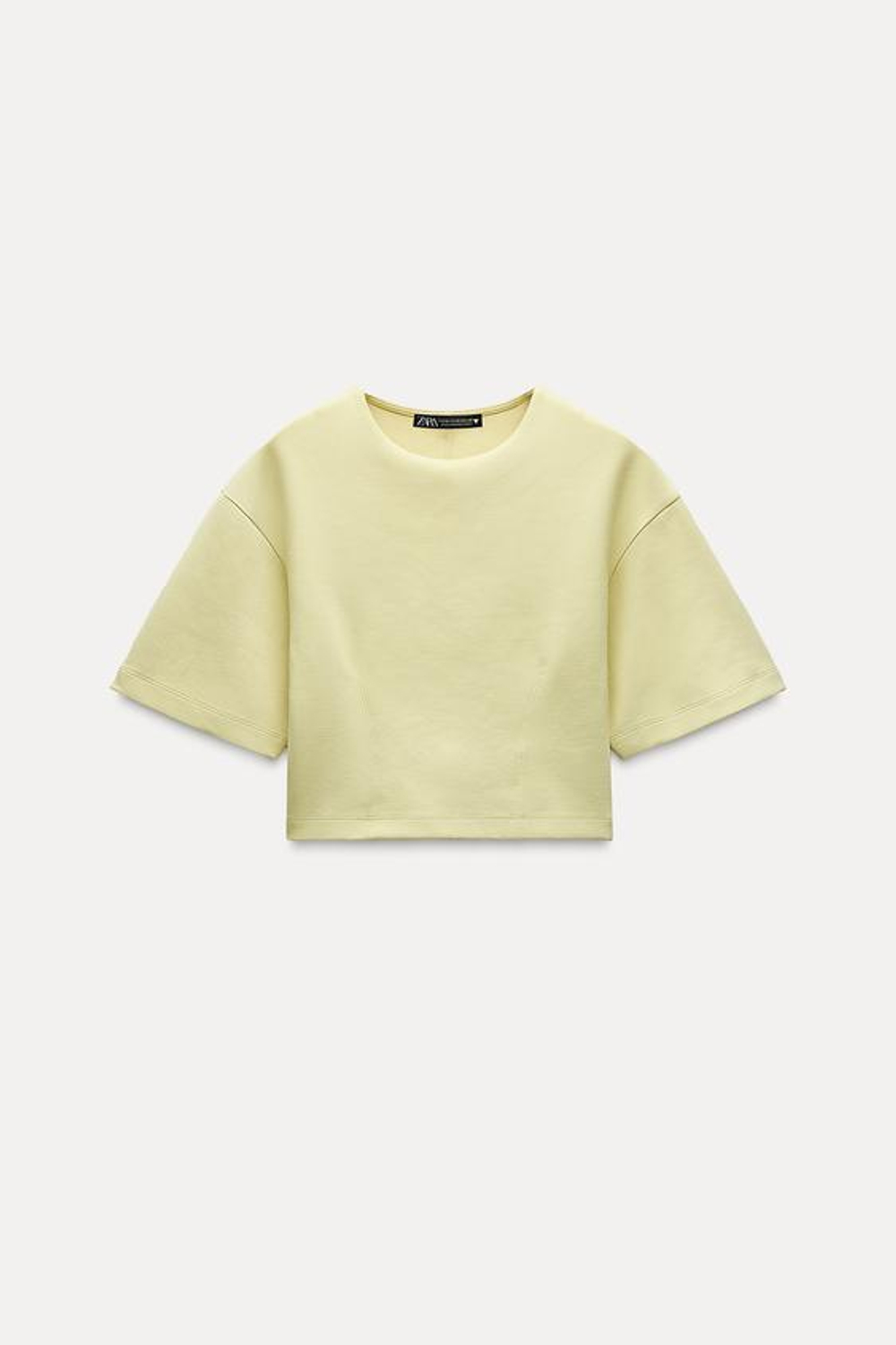 Top amarillo zara clearance