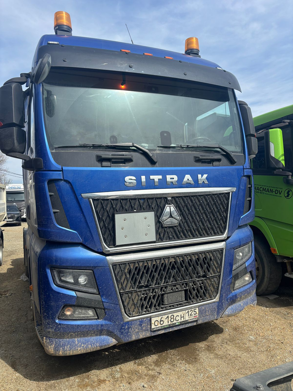 SITRAK C7H 6x4 Седельный тягач ZZ4256V364HE (Дизельный, 12,4 л, 480 л.с., АТ)