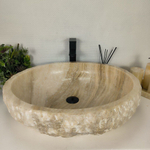 Каменная раковина из оникса Erozy White EO-04294 (63*52*16) 0215 из натурального камня