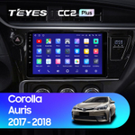 Teyes CC2 Plus 9" для Toyota Corolla 2017-2018