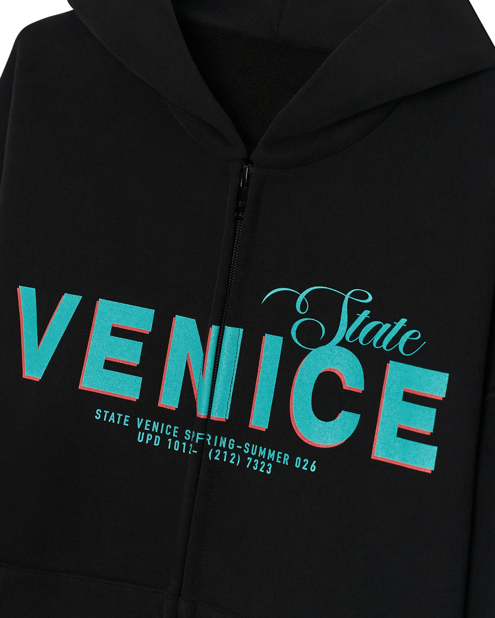 Худи на молнии классического кроя