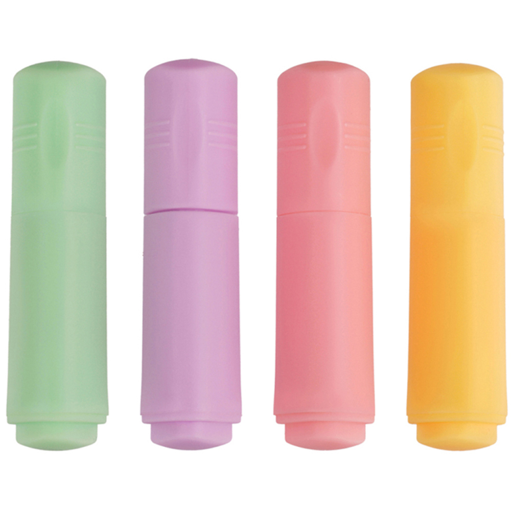 Набор текстовыделителей "Pomadka" 4цв., 1-3мм, мини, скошенный, трехгранный