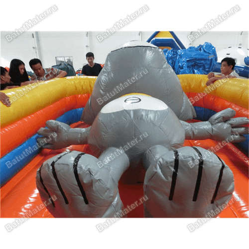 Коммерческий надувной батут "Кот на отдыхе"