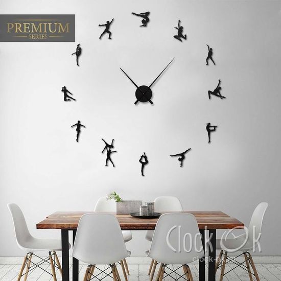 Настенные 3D часы Художественная гимнастика