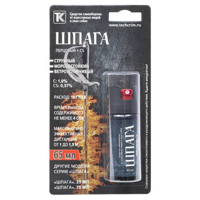 Баллон газ. 65 мл "Шпага"