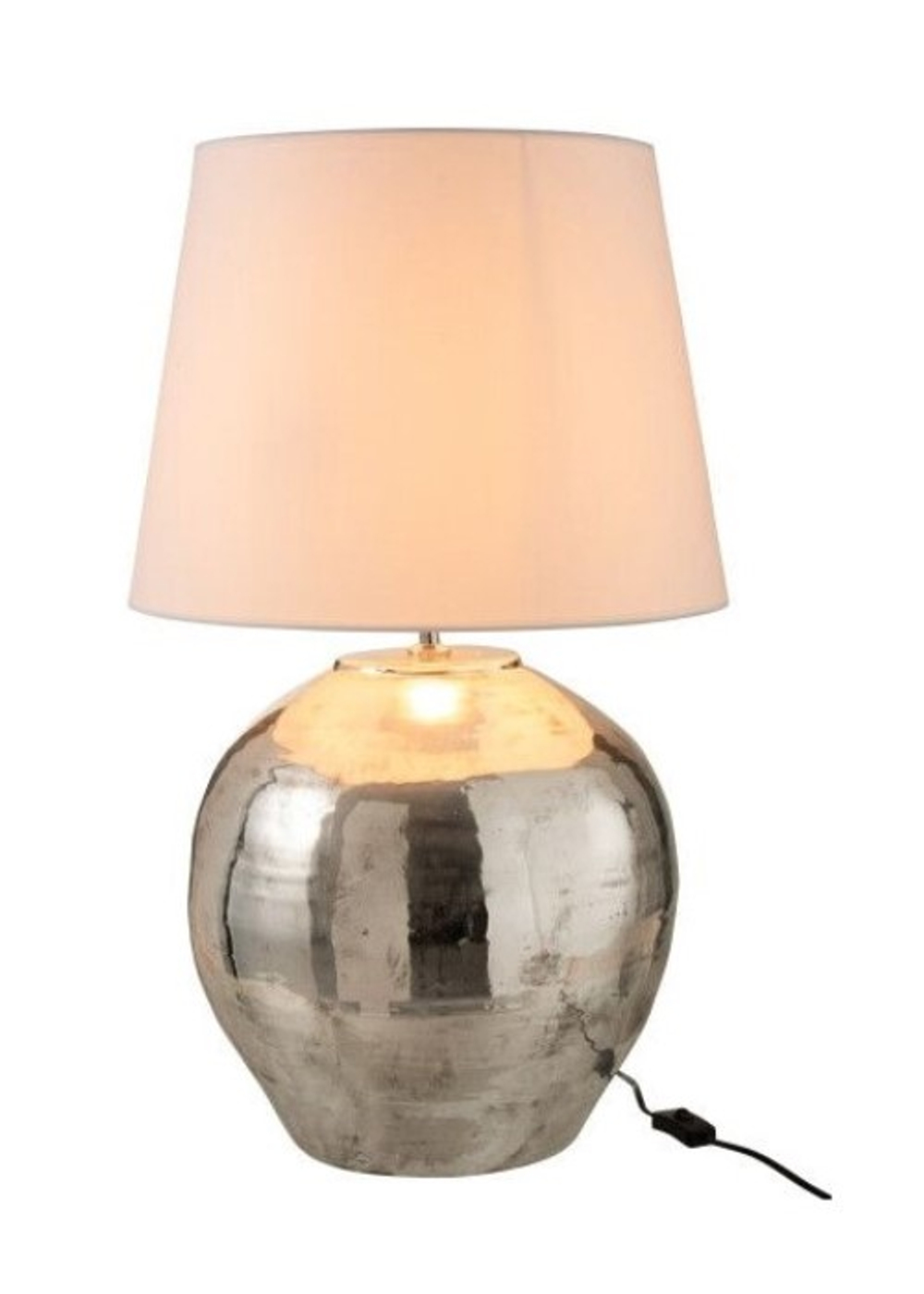 Лампа настольная "Арья" 37x37x73см Керамика,текстиль,металл