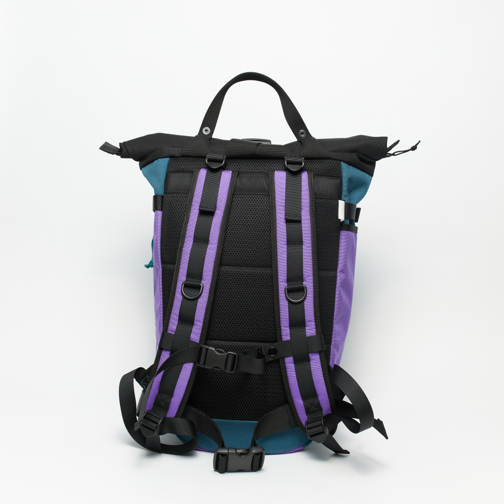 Рюкзак Rolltop Grubo 500 морская волна/фиолетовый