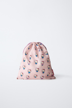 ZARA КОМПЛЕКТ ШКОЛЬНЫХ СУМОК HELLO KITTY © SANRIO, РОЗОВЫЙ