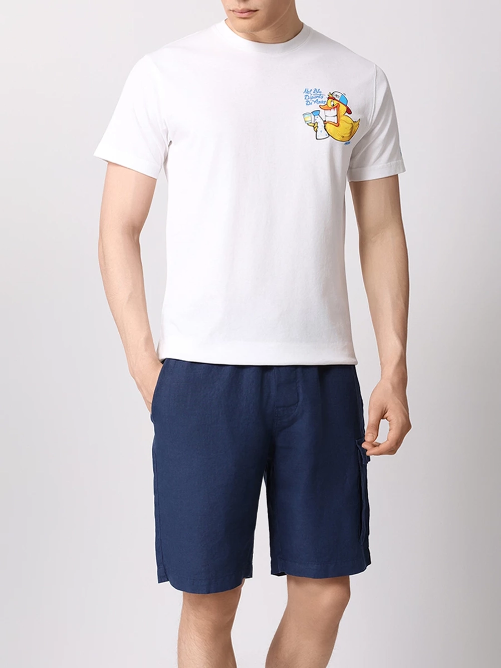 Футболка MC Saint Barth TSHIRT DUCKY TEQUILA 01 белый