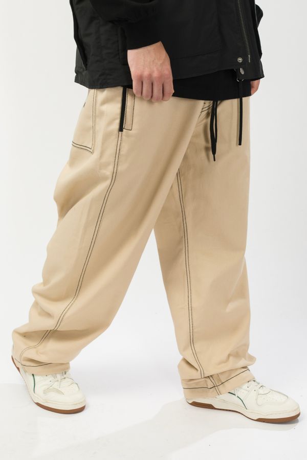 Брюки Jpant Wide Бежевые Светлые - фото 2