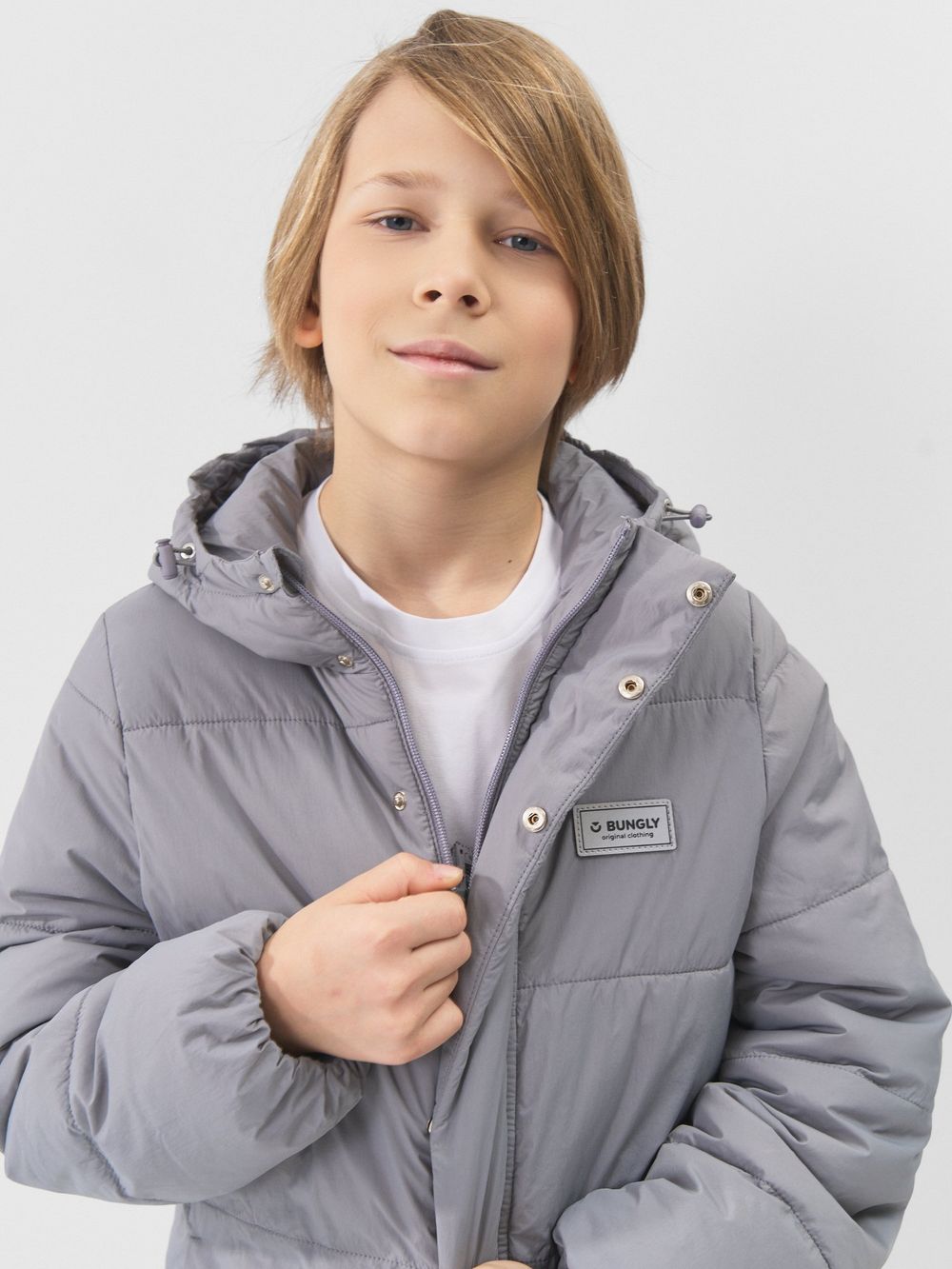 Куртка демисезонная стеганая "Пепел" 7+