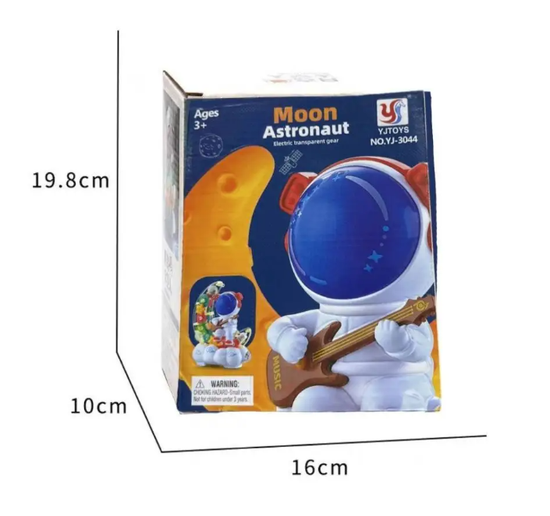 Музыкальная игрушка- шестерёнки " Астронавт на луне "