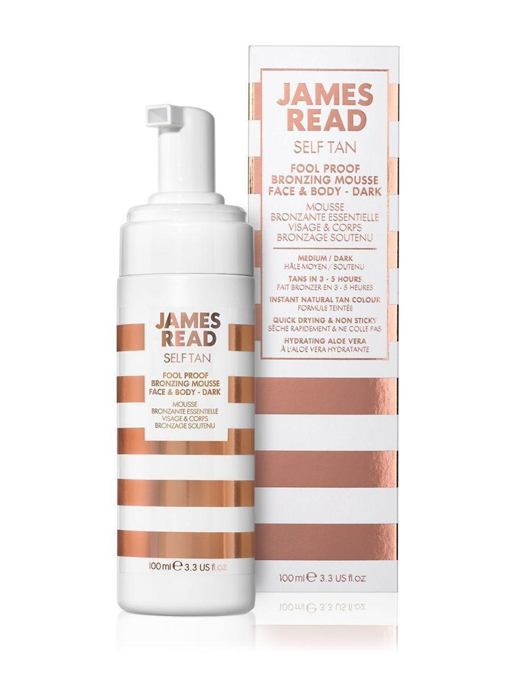 Мусс бронзирующий для новичков James Read Self Tan Fool Proof Bronzing Mousse Face&Body - Dark 100 мл