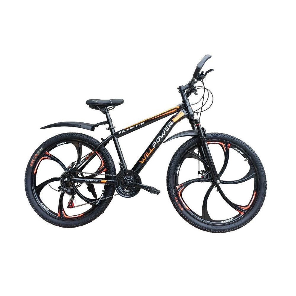 Велосипед 2-х 26" WILLPOWER оранжевый FG23040114K-4