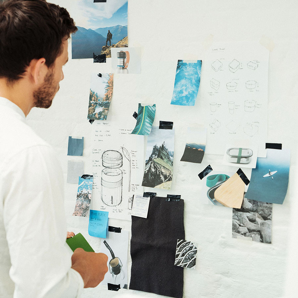 Термос black+blum, food flask, 400 мл, оранжевый