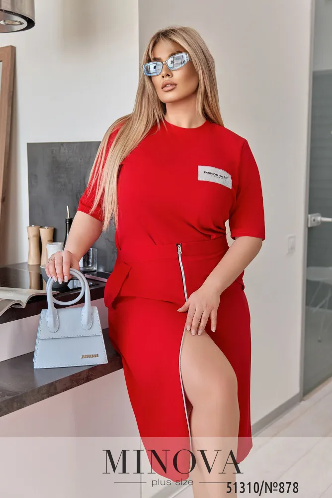 Костюм 878-красный Minova