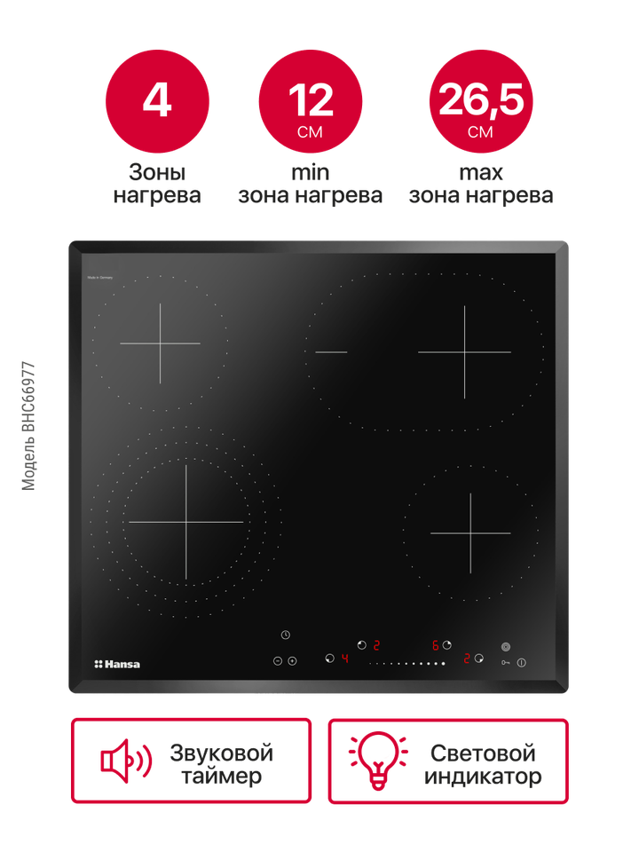 Электрическая панель Hansa BHC66977