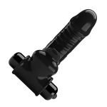 Черная вибронасадка 11см на палец Pretty Love Corbin Finger Vibrator Black BI-014859