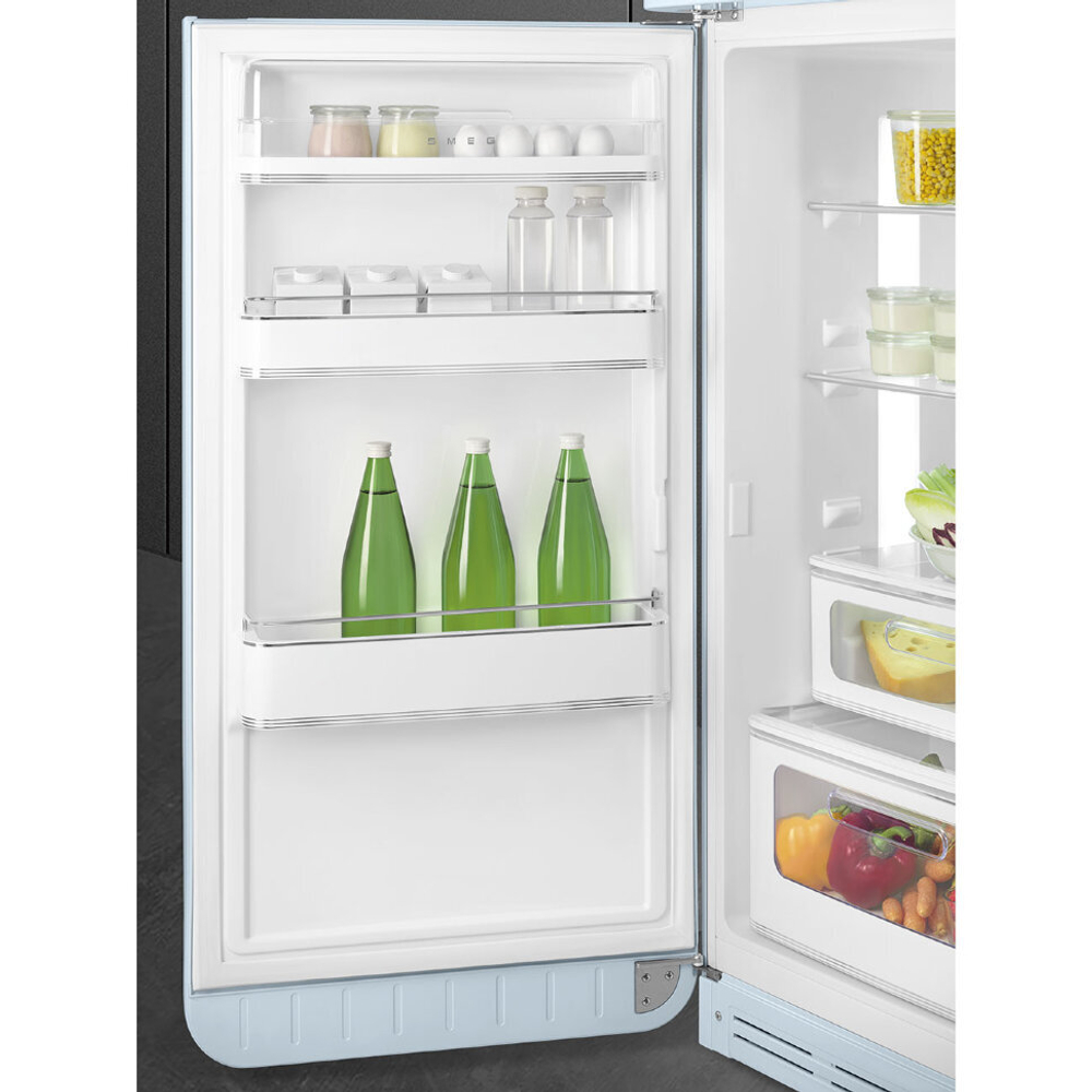 Отдельностоящий двухдверный холодильник Smeg FAB30LPB5